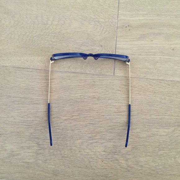 NEVER WORN - Blue & Gold Butterfly Glasses Frames - Picture 7 of 8